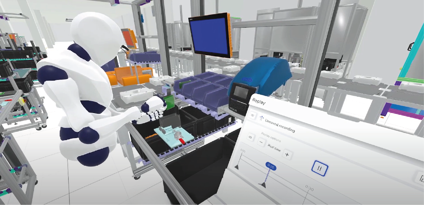 Simulation eines Arbeitsablaufs in der VR-Umgebung mit Halocline – virtuelle Ergonomie- und Prozessprüfung in der Produktionsplanung